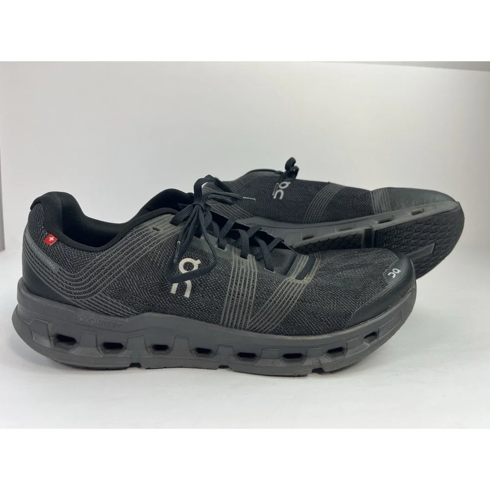 On Cloud Cloudgo Mens Size 14 Black Running Sneakers Eclipse 55.98635